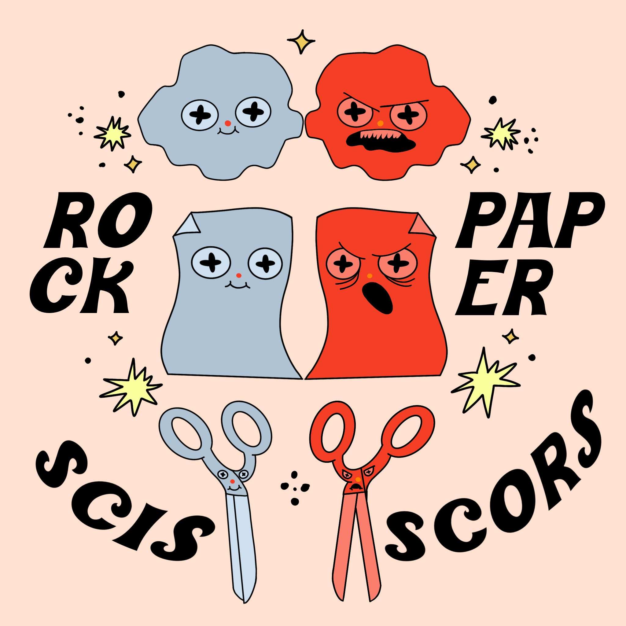 Rock, Paper, Scissors Graphic